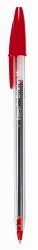 PEN BIC BP CRISTAL MED RED ea