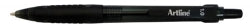 PEN ARTLINE BP 8410 RETRACT MED BLACK