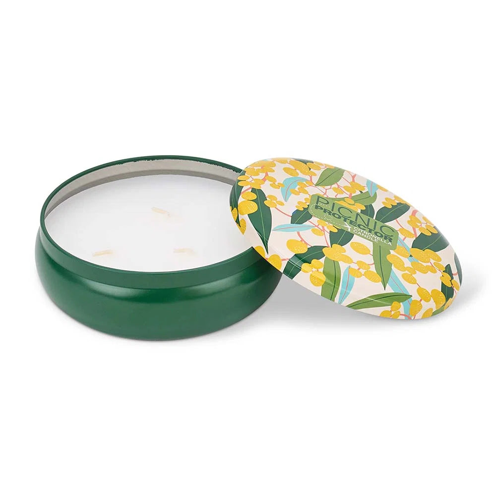Picnic Protector Citronella Candle - Golden Wattle
