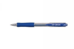 PEN UNI BP LAKNOCK RETRACTABLE FINE BLUE