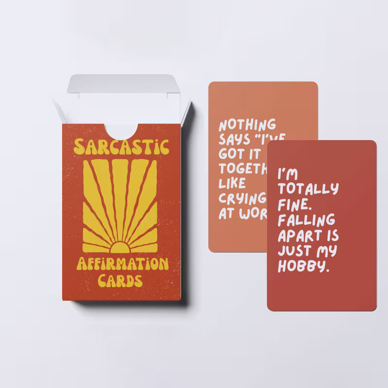 Sarcastic Affirmation Cards