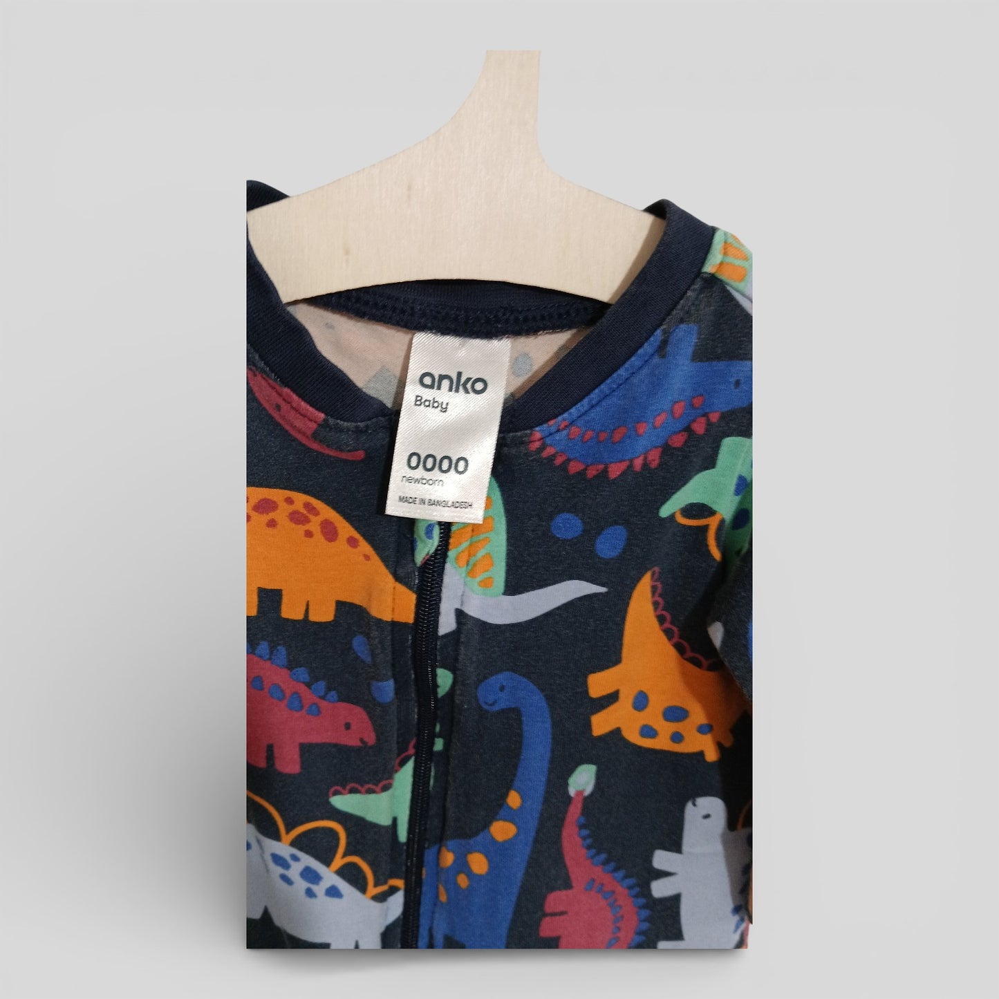 (0000) Anko | Dino Onesie Colourful