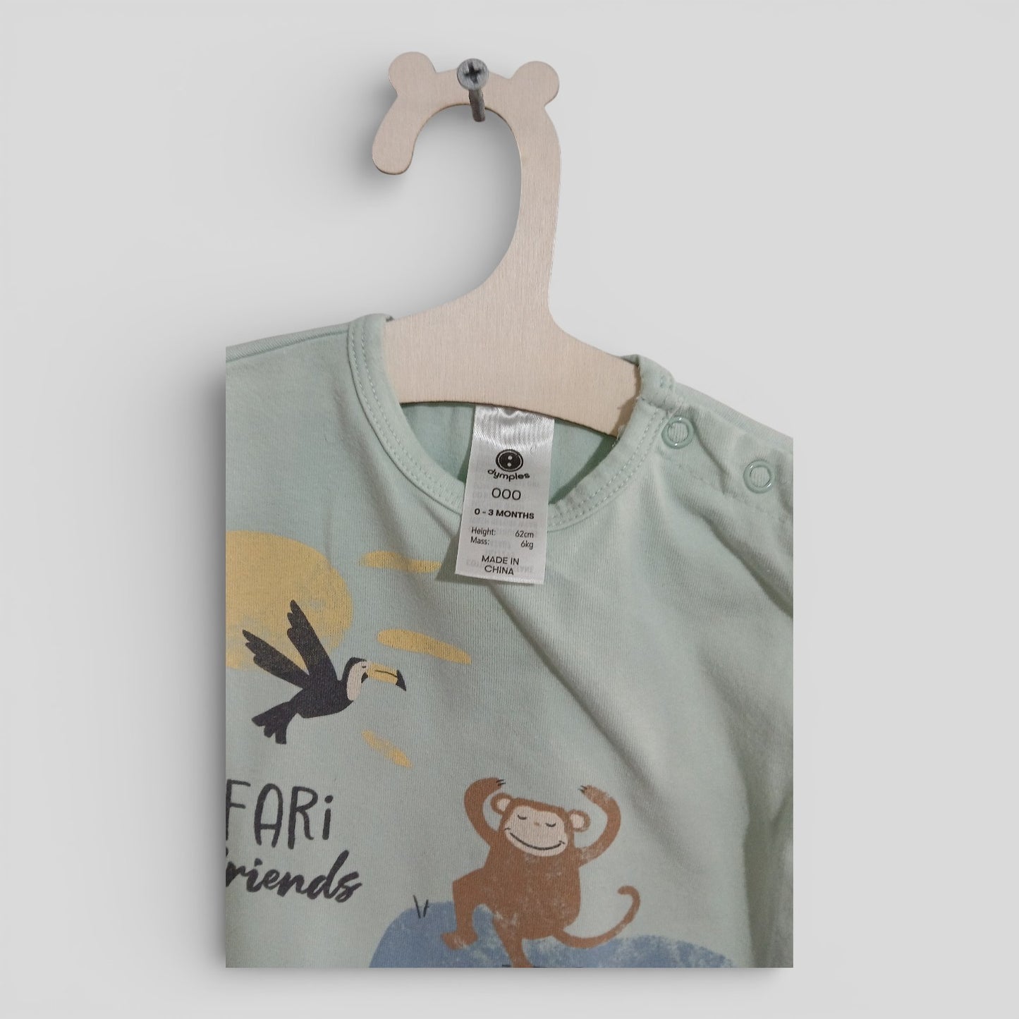 (000JNR) Dymples | Safari Friends Romper