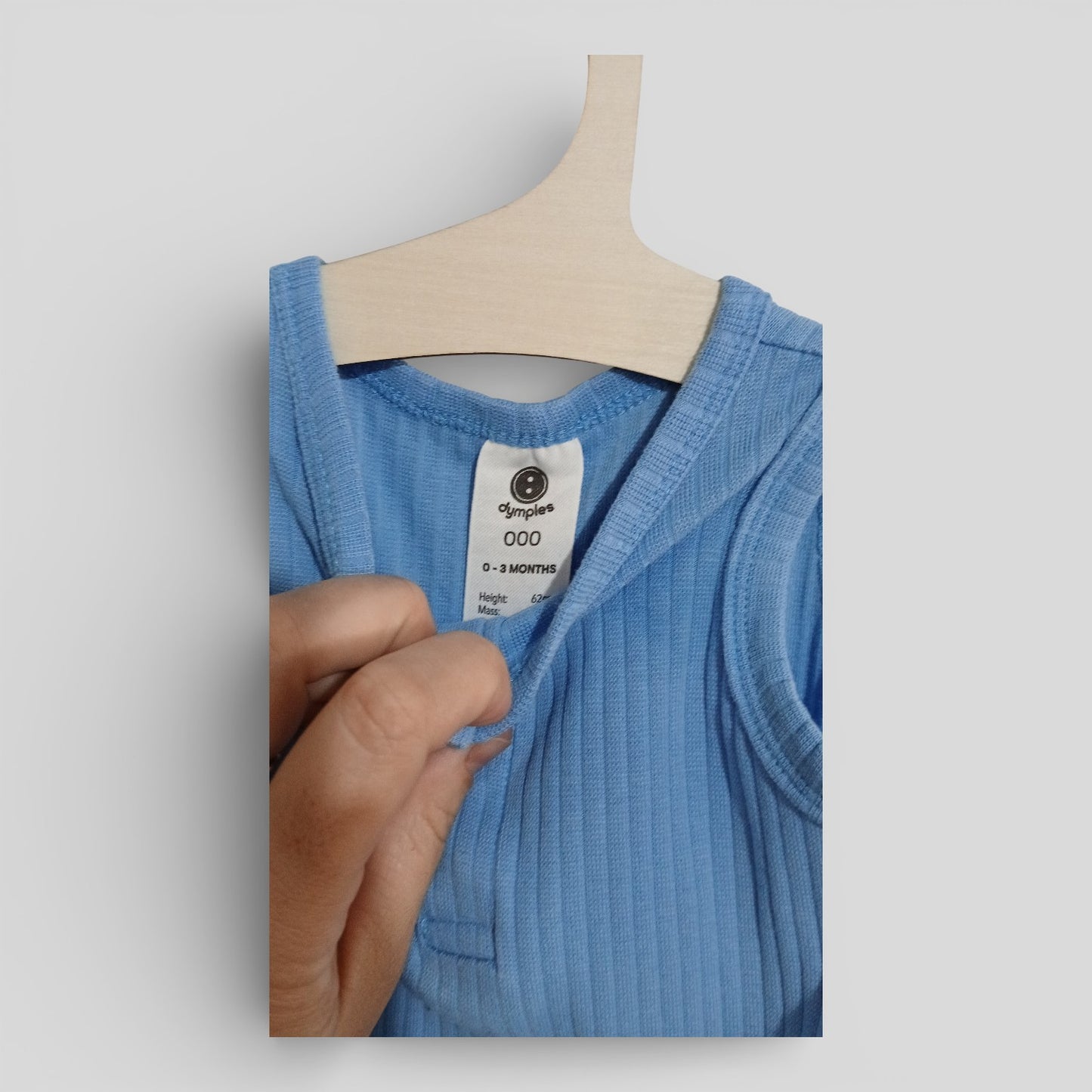 (000JNR) Dymples | SS Blue Romper