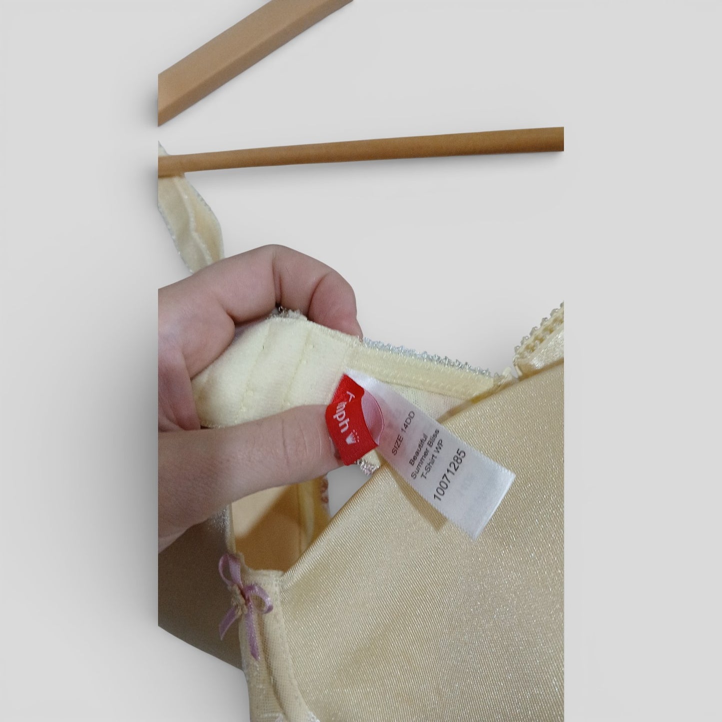 (14DD) Triumph | Yellow Bra