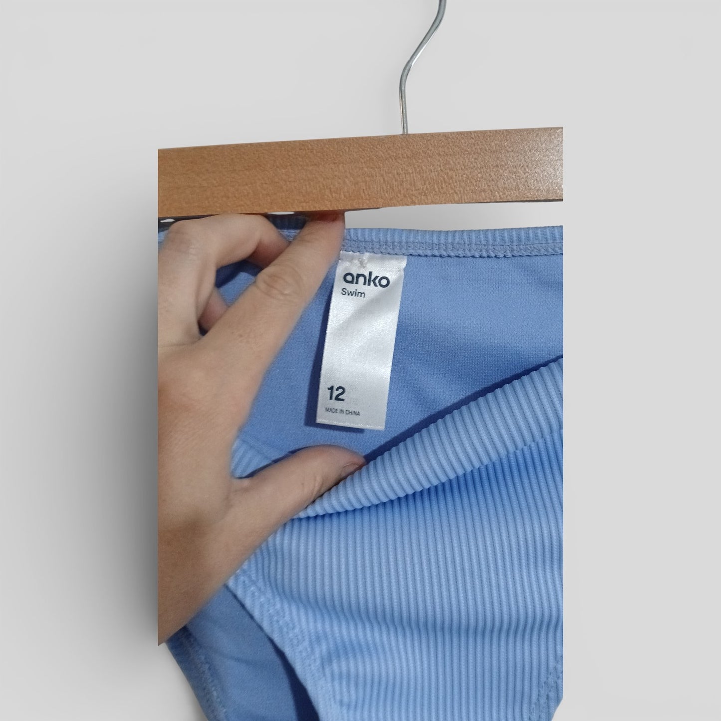 (12) Anko | L Blue Swim Bottoms