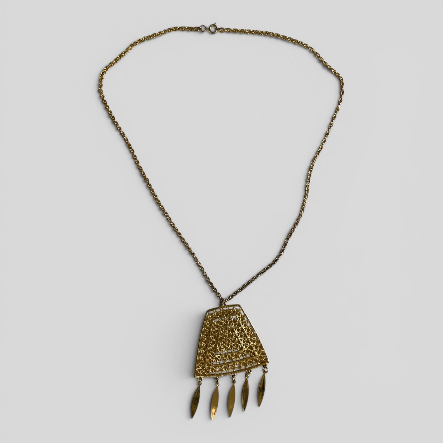 Necklace L Gold Pendant