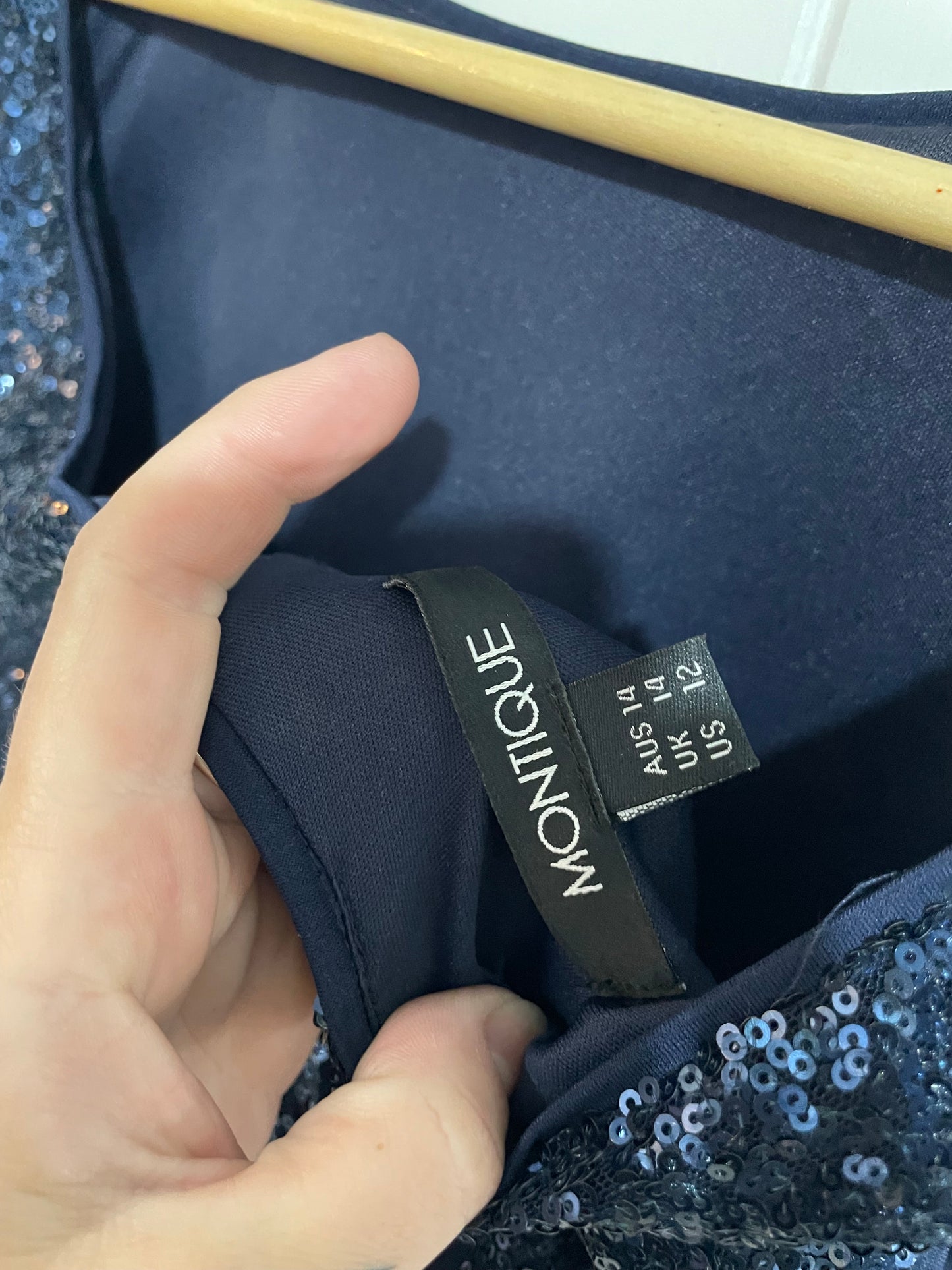 (14) Montique | Navy Gown