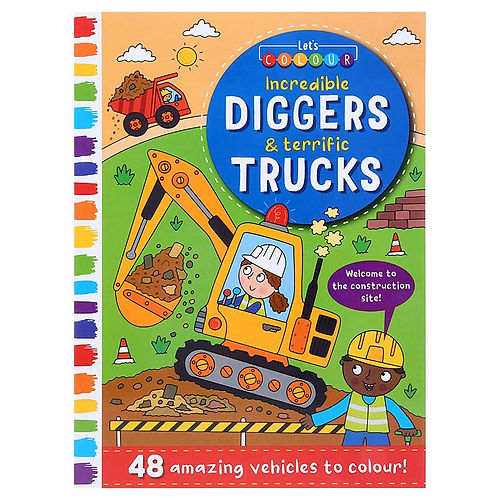 Kids Colouring Book Amazing Jobs Assorted