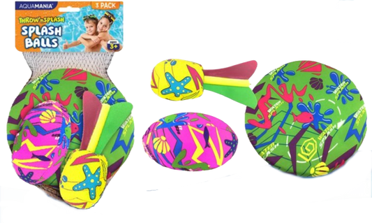 Water Splash Frisbee & Bomb 3pc Set