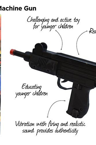 Combat Uzi Machine Gun