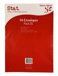 ENVELOPE SOVEREIGN C4 KRAFT PEEL/SEAL PK25