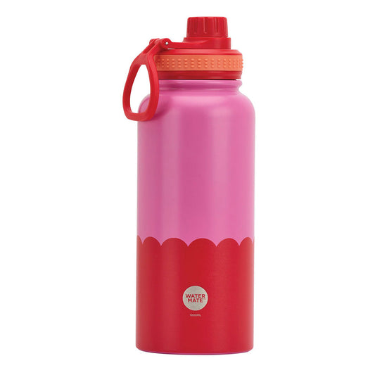 Watermate Drink Bottle 1L PINK RED