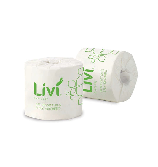 LIVI Basics | TOILET TISSUE  2PLY 400S BOX 48