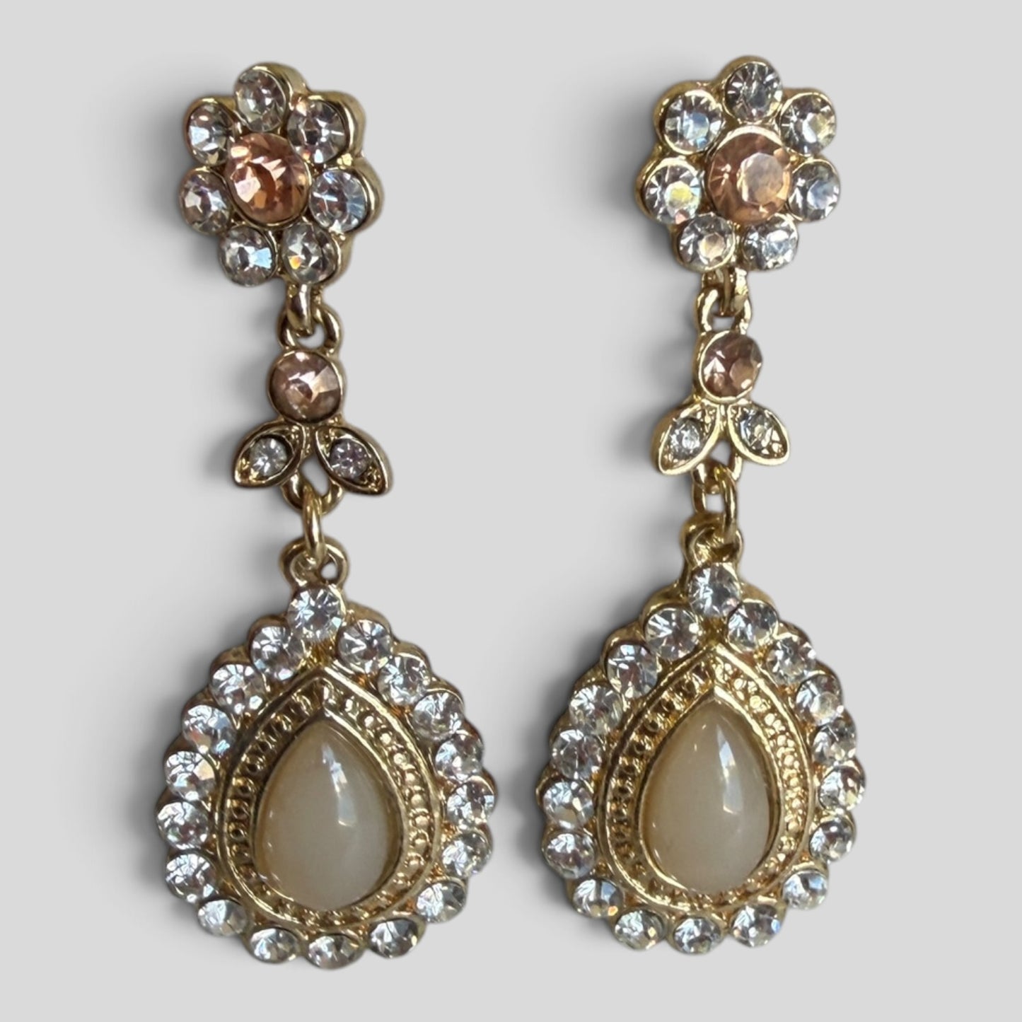 Earrings | Flower Teardrops