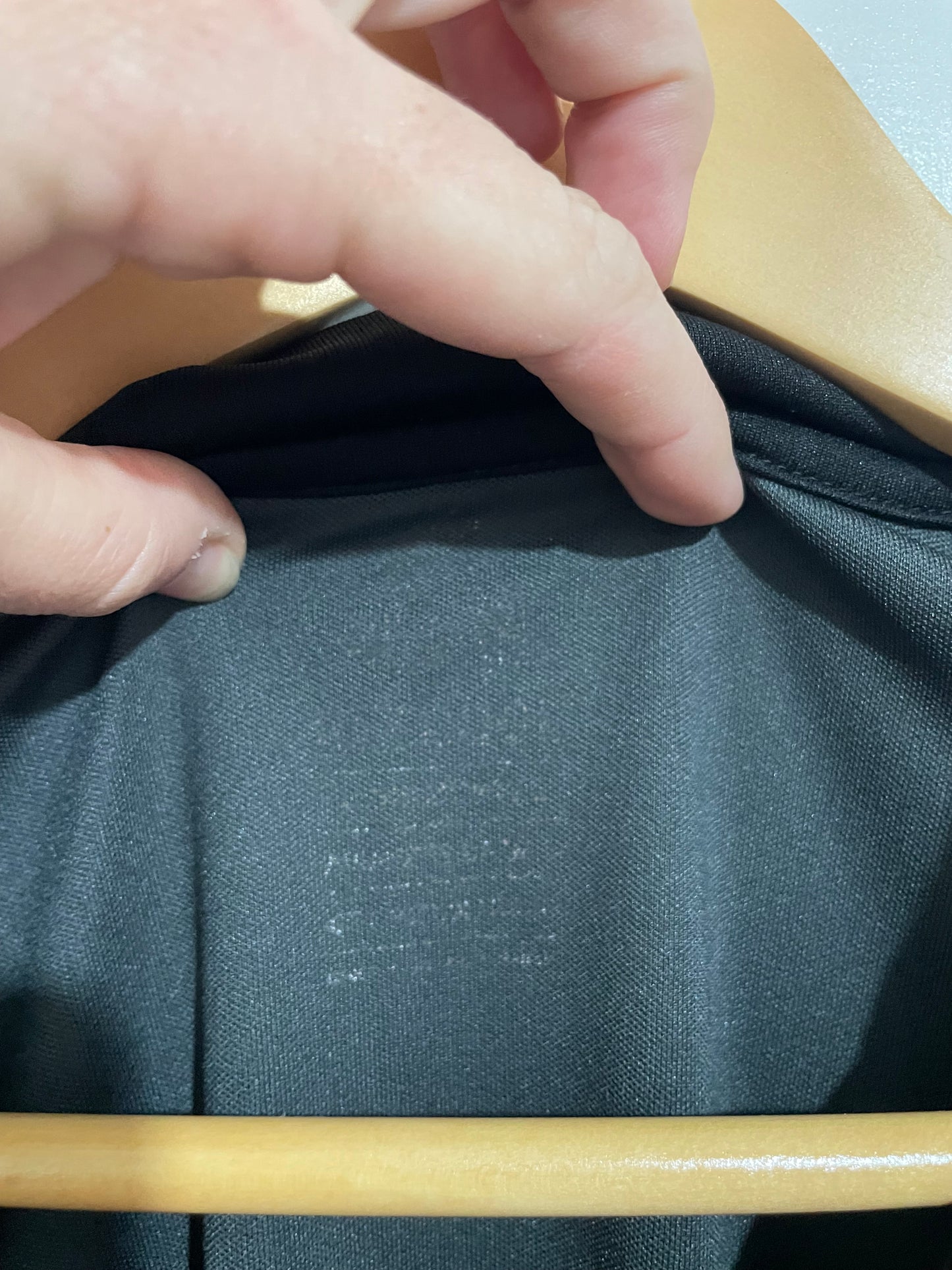 (M) Grey Black Polo