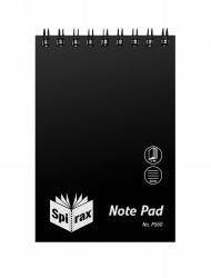 NOTE BOOK SPIRAX P560 PP T/O 96PG BLACK