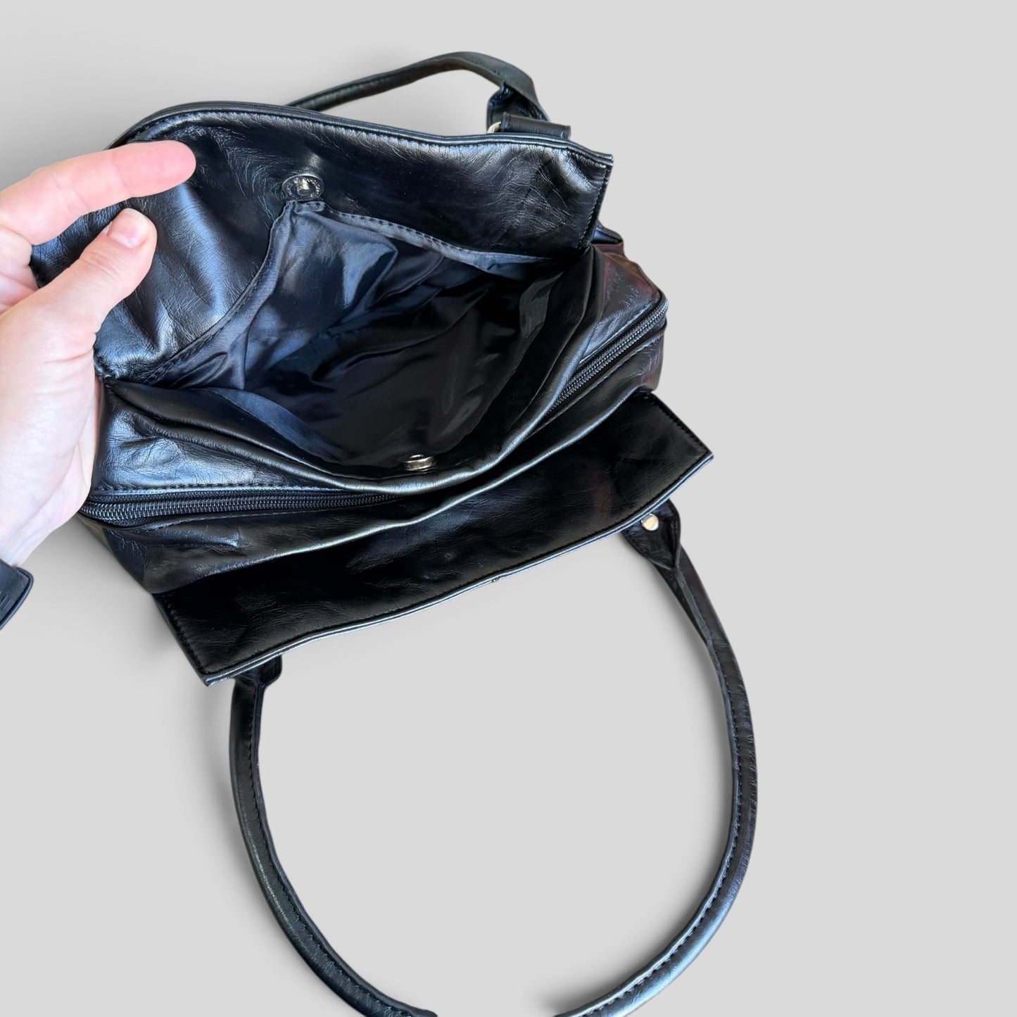 Handbag | Black Buckles