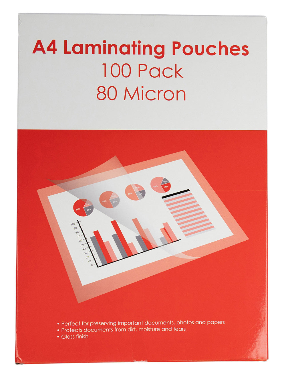 LAMINATING POUCH GNS BASIC A4 80 MICRON PK100