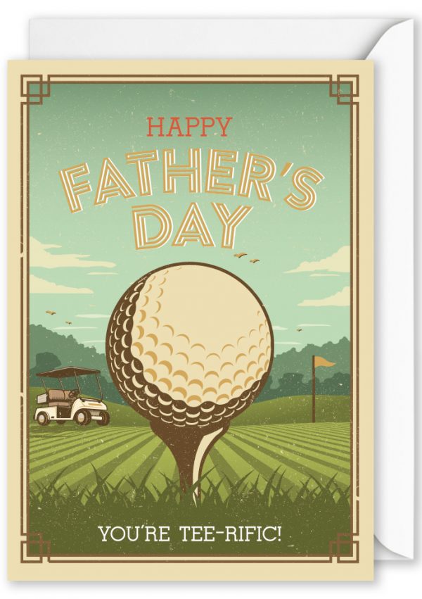 Father's Day Card | Golf Teeriffic