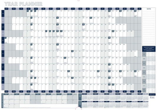 WALL PLANNER 2026 870X610MM YTV