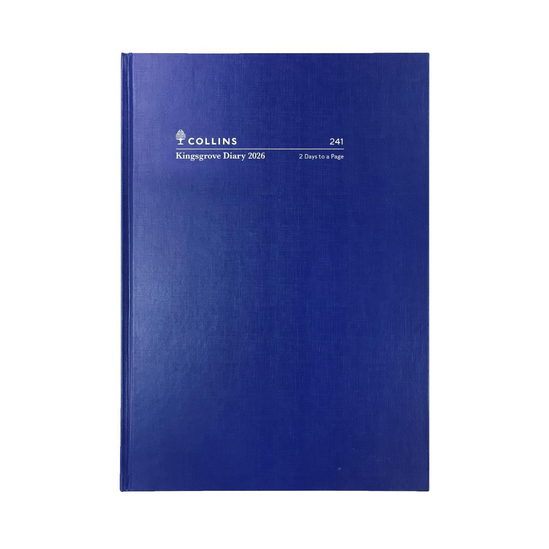DIARY 2026 COLLINS KINGSGROVE A4 241.P59 2DTP BLUE