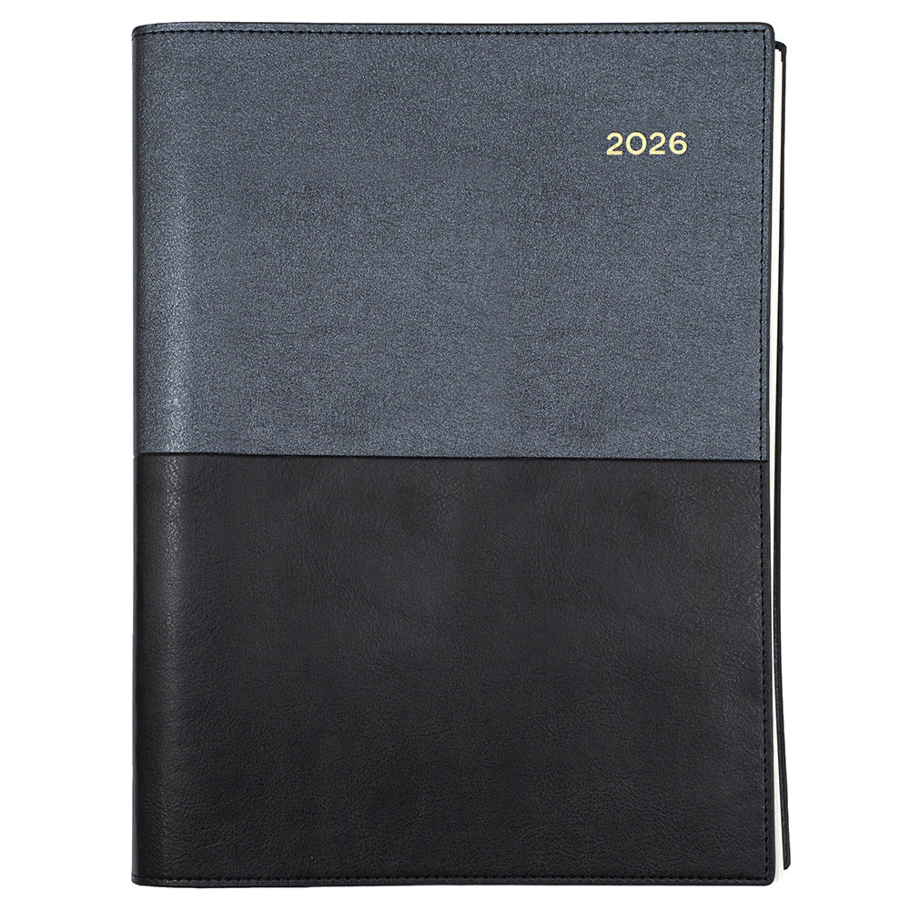 DIARY 2026 COLLINS VANESSA A5 185.V99 1DTP BLACK