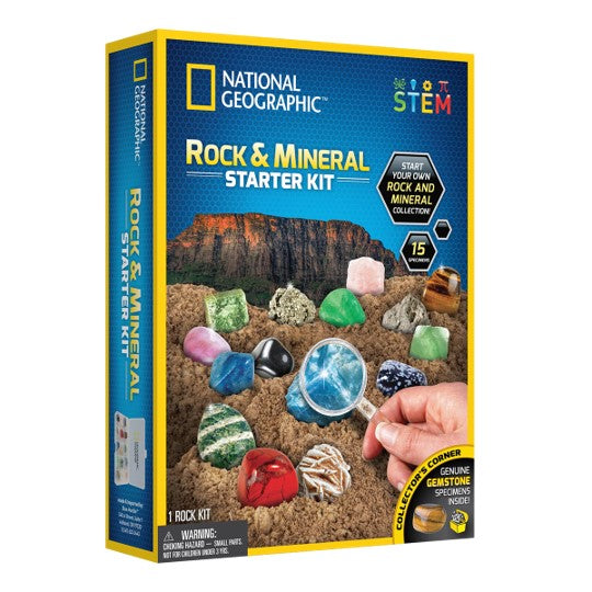 NATIONAL GEO STARTER KIT ROCK + MINERAL TOY