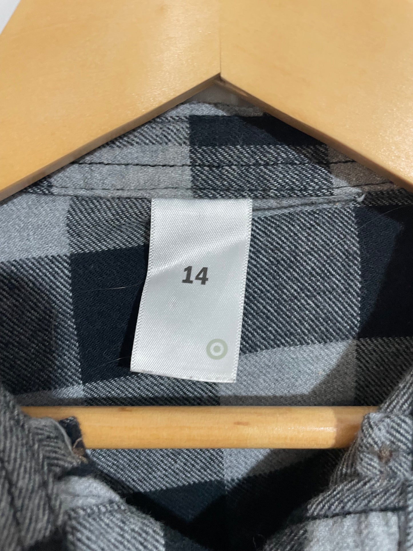 (14JNR) Target | LS Flannelette Shirt