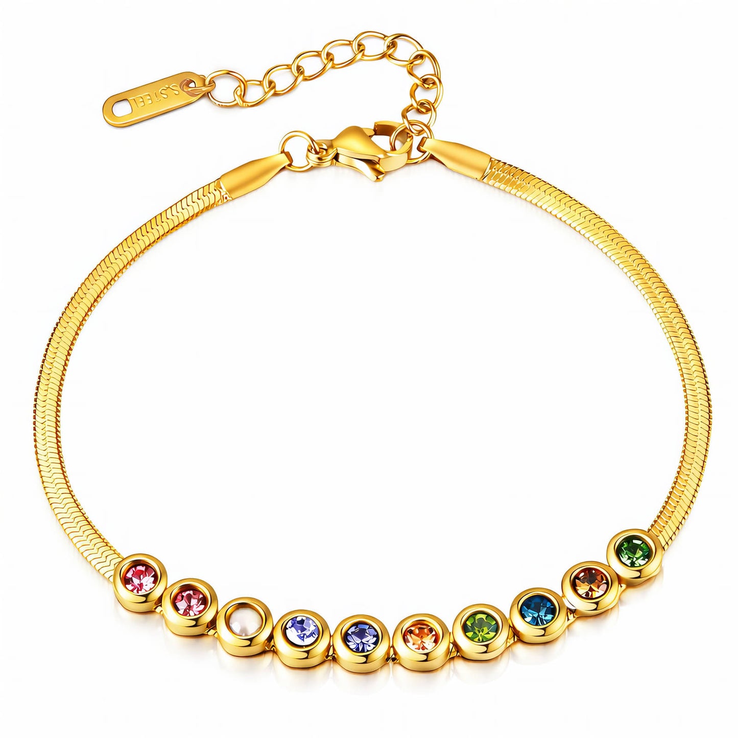 'Heatwave' Bracelet, 18K Gold Plated Steel