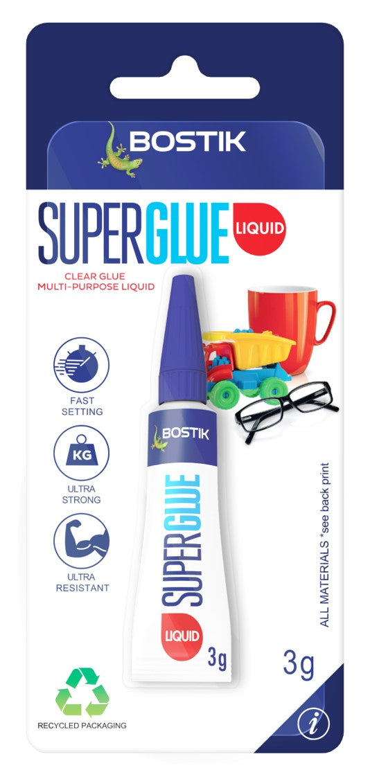 GLUE BOSTIK SUPER GLUE 3MLS