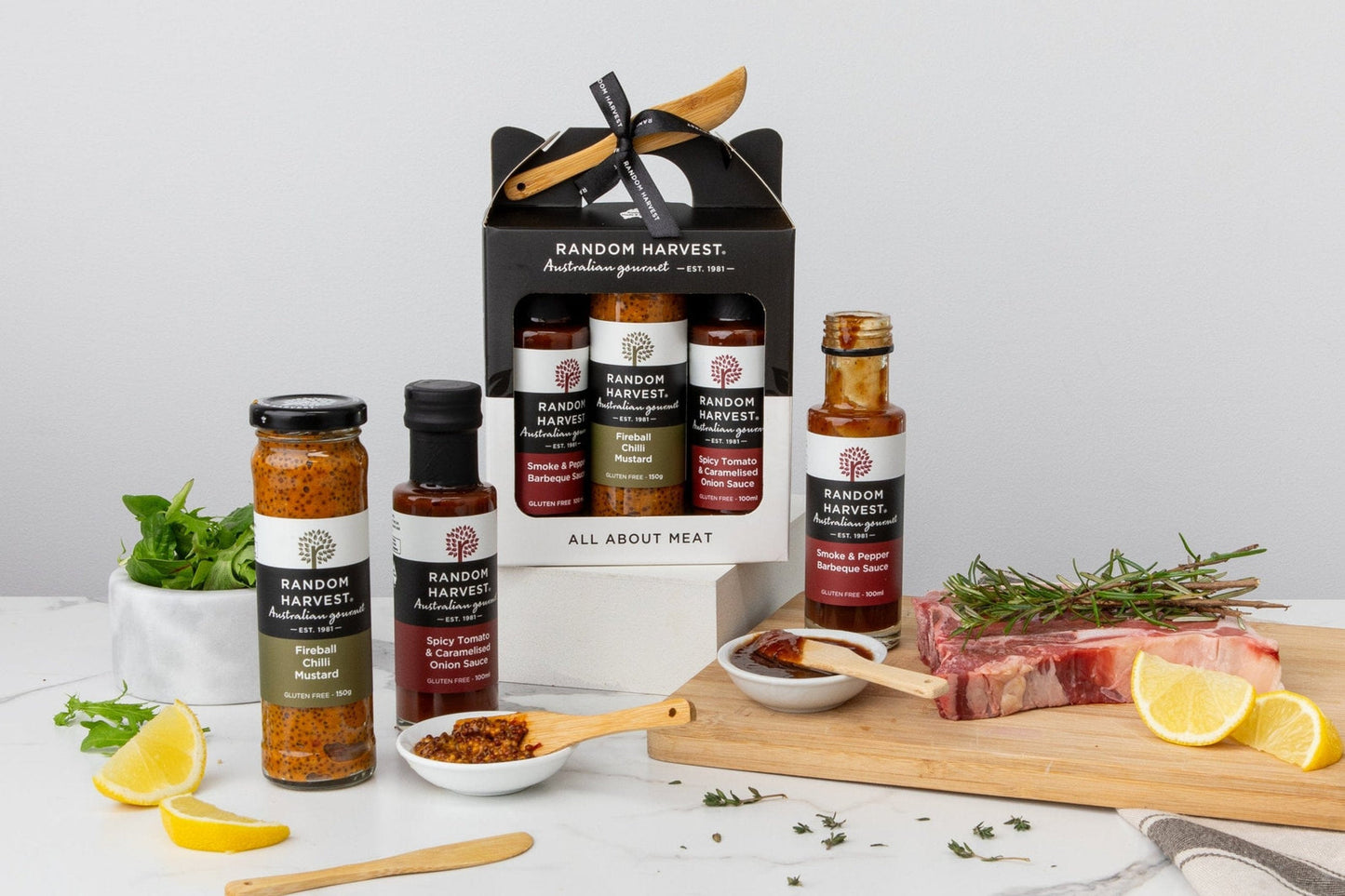 All About Meat Carry Case Gift Pack | Random Harvest Gourmet