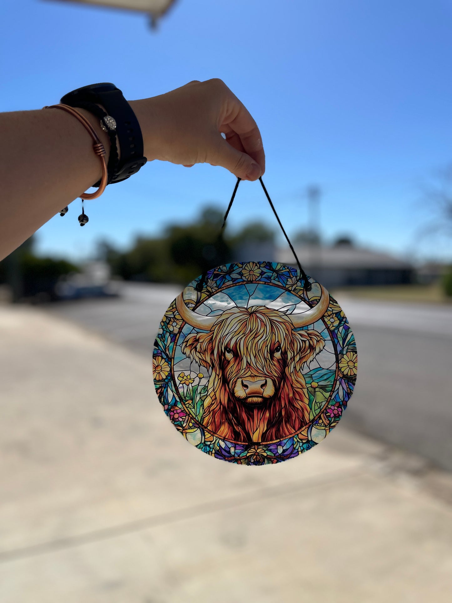 Highland Cow | Suncatcher