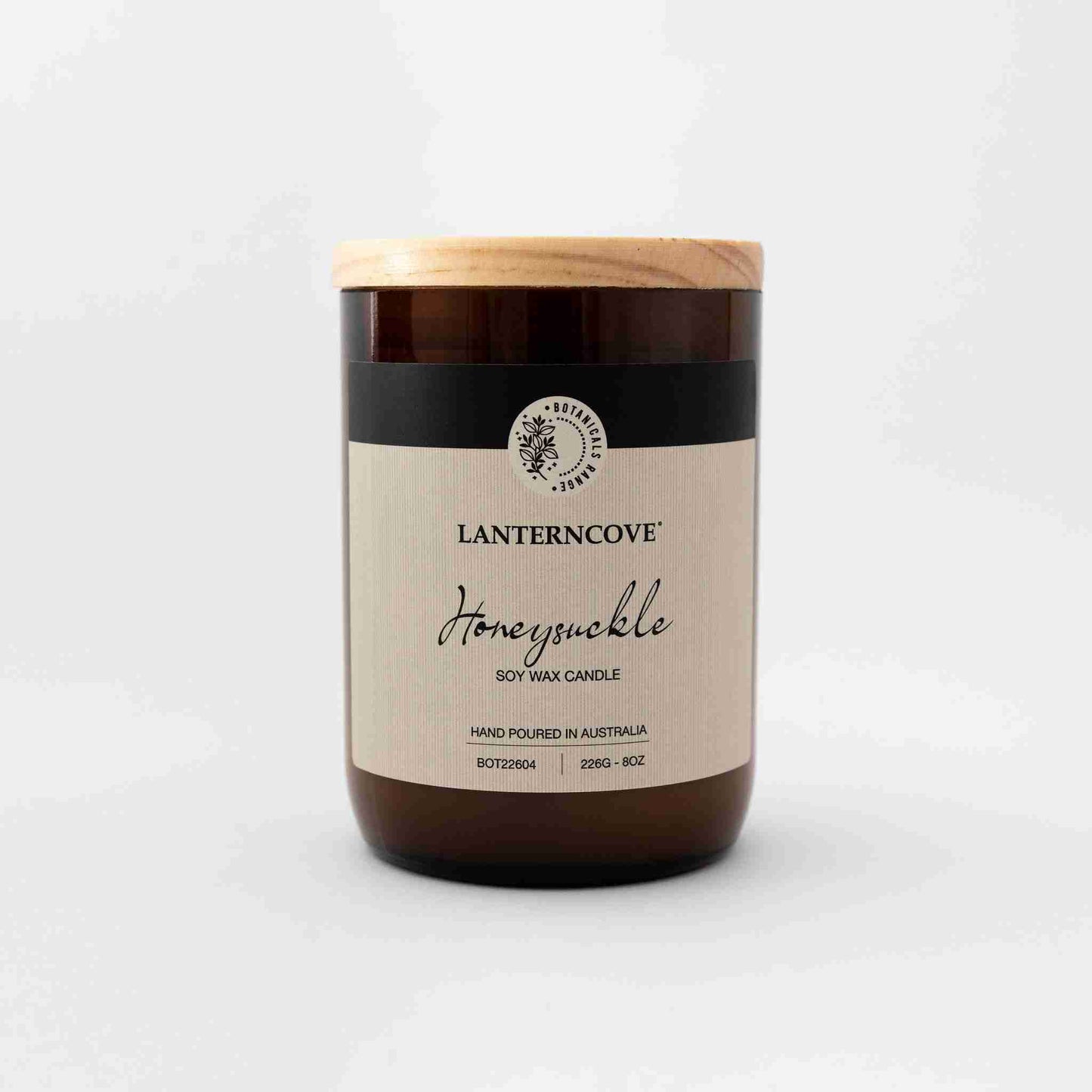 Honeysuckle | Botanicals 8oz Soy Wax Candle | Lanterncove