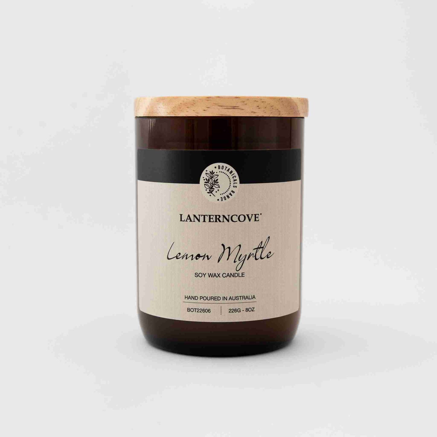Lemon Myrtle | Botanicals 8oz Soy Wax Candle | Lanterncove