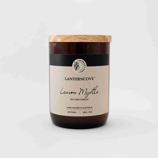 Lemon Myrtle | Botanicals 8oz Soy Wax Candle | Lanterncove