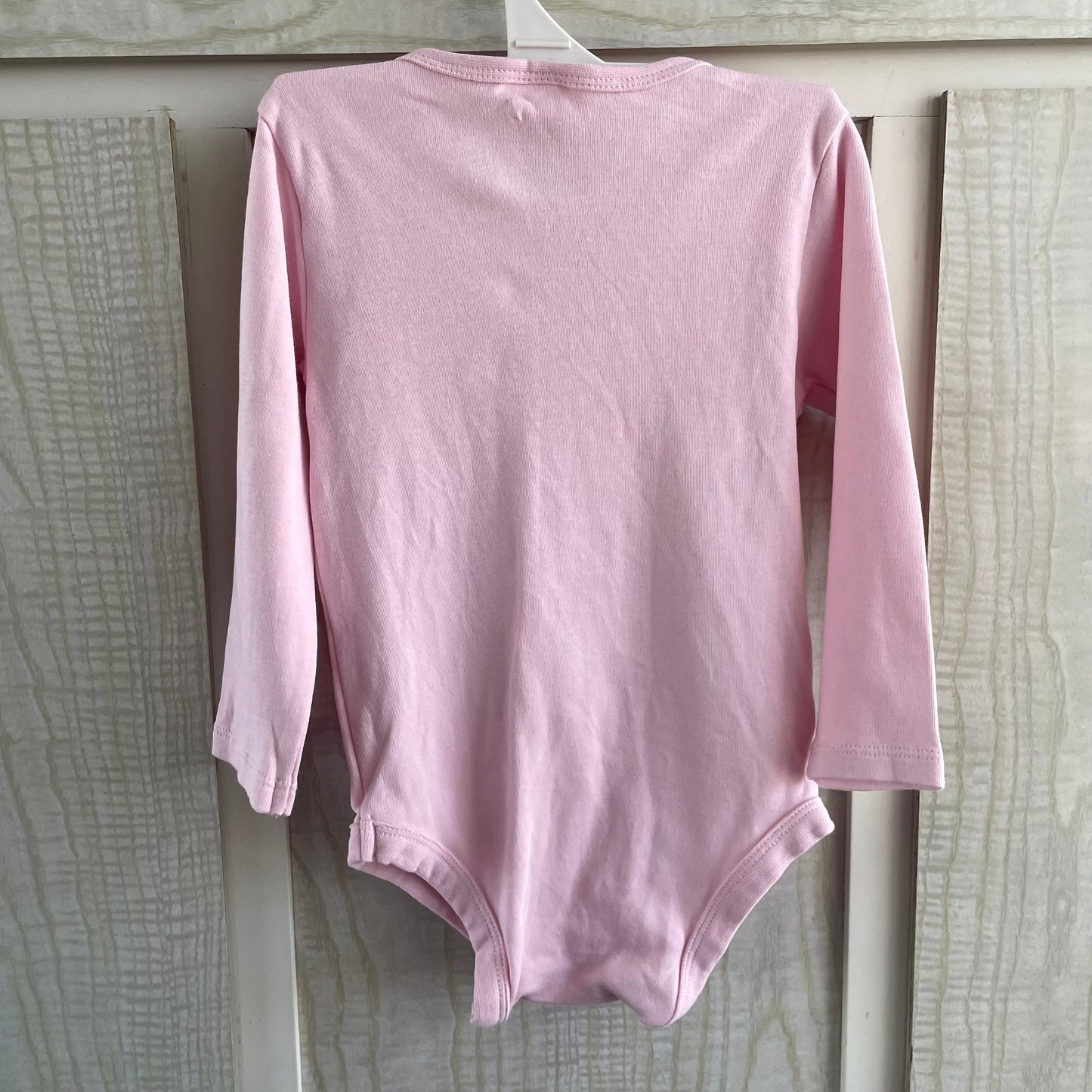 (1) Organic Cotton Pink L/S Onesie