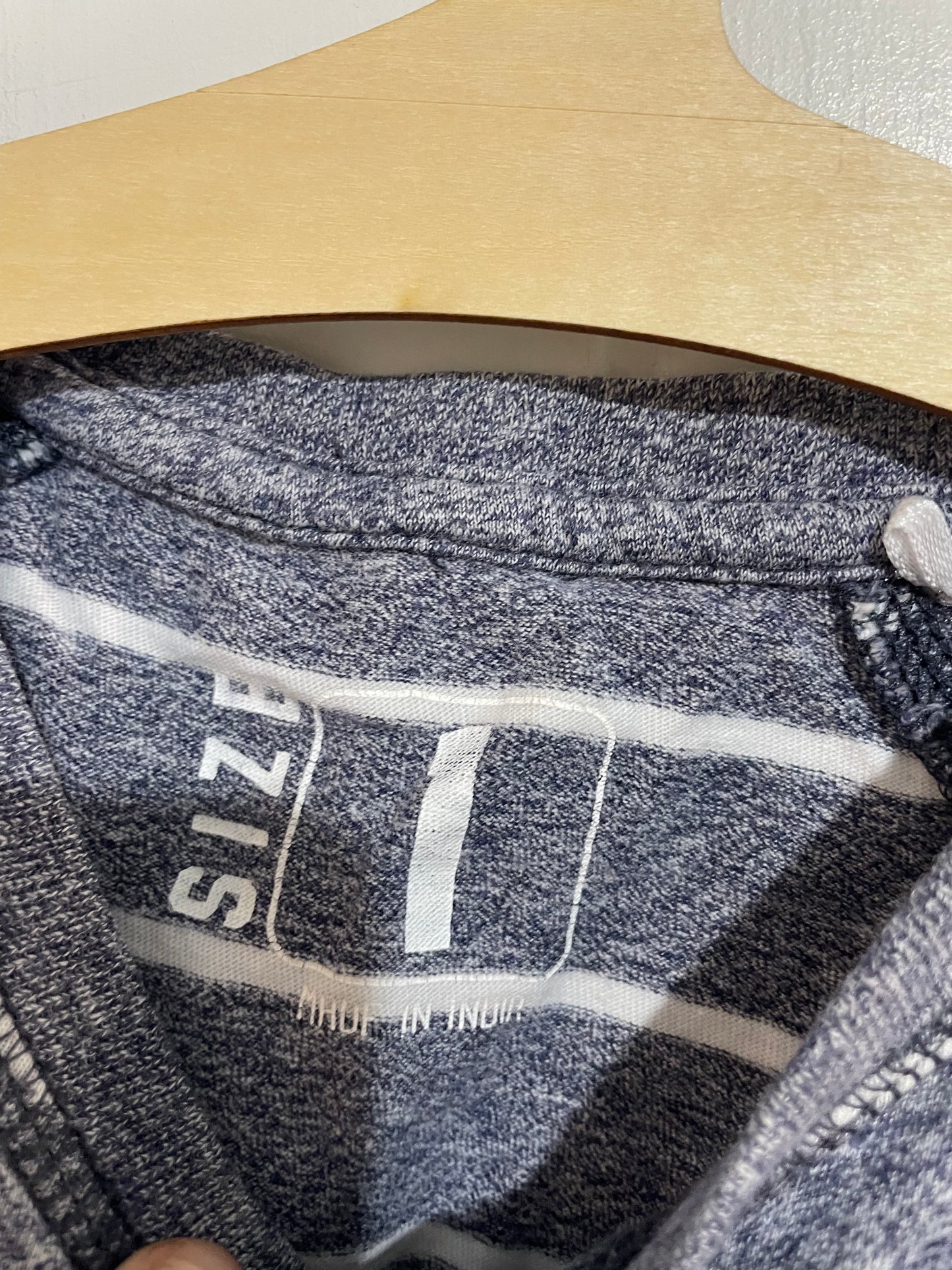 (1JNR) Striped LS Shirt