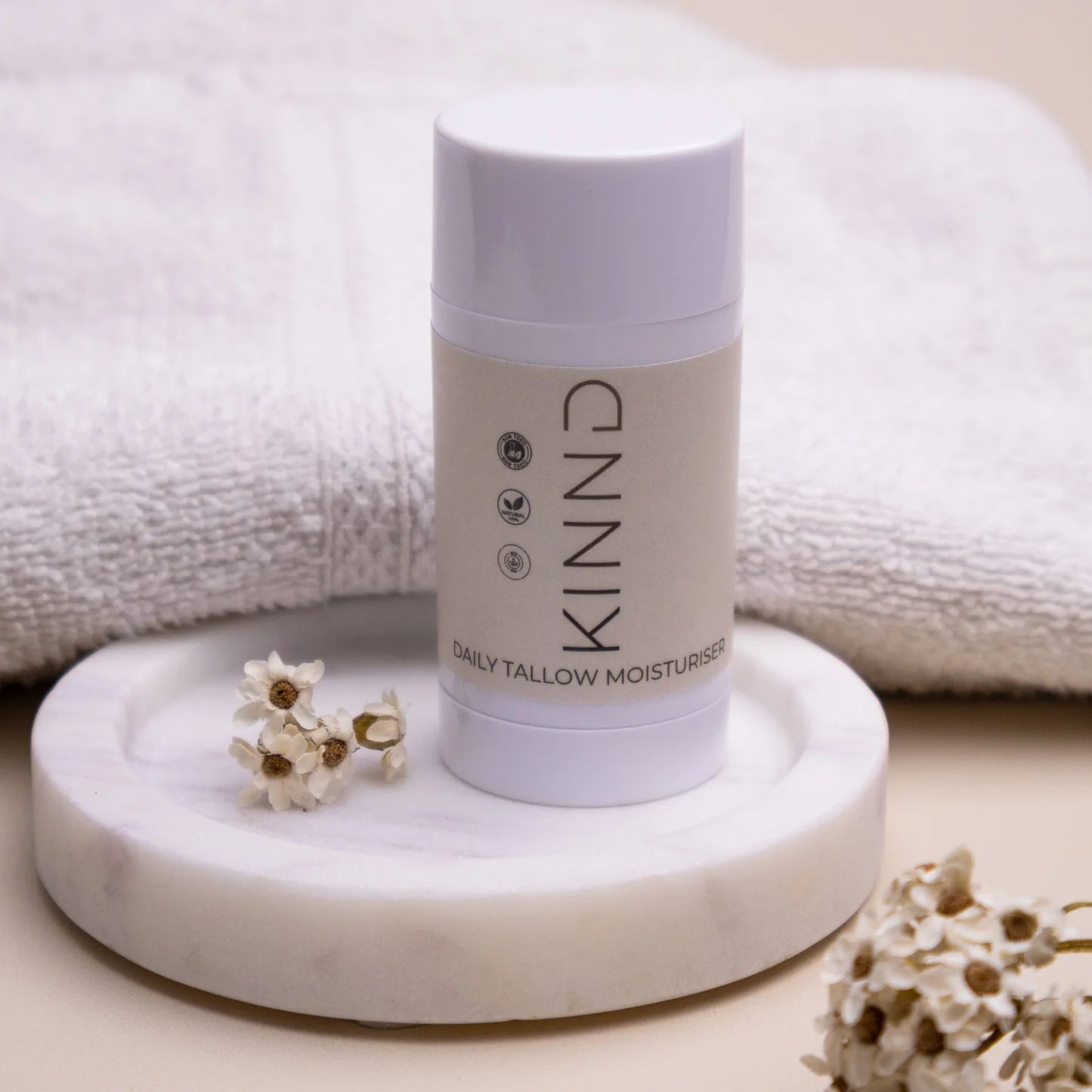 Daily Tallow Moisturiser Stick 30g | Kinnd Tallow Skincare