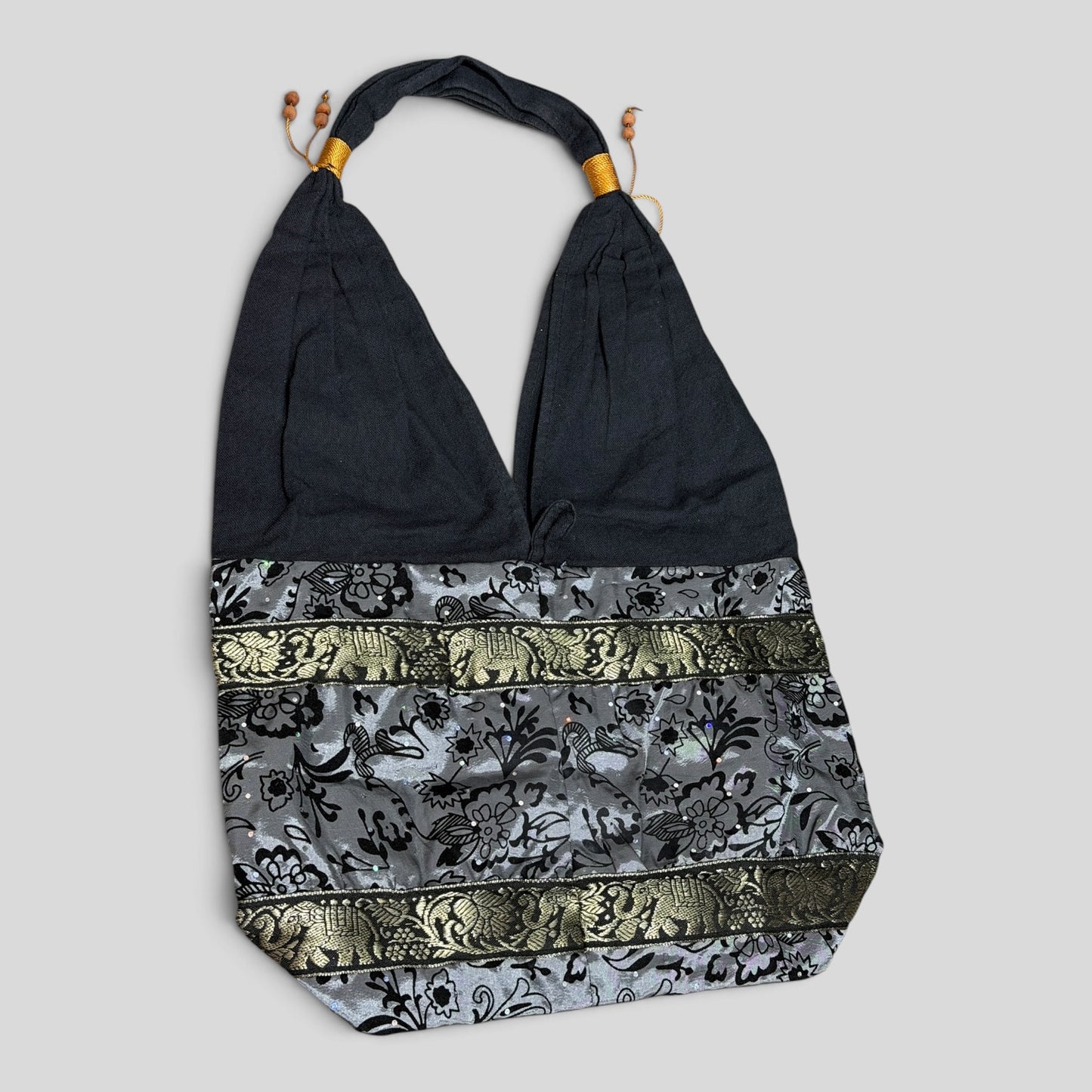 Tote Bag | Elephant Gold Silver