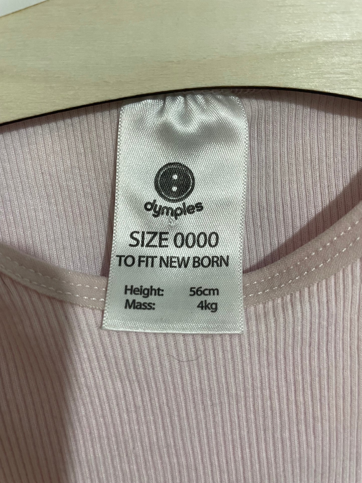 (0000JNR) Dymples | Pink Singlet Bodysuit