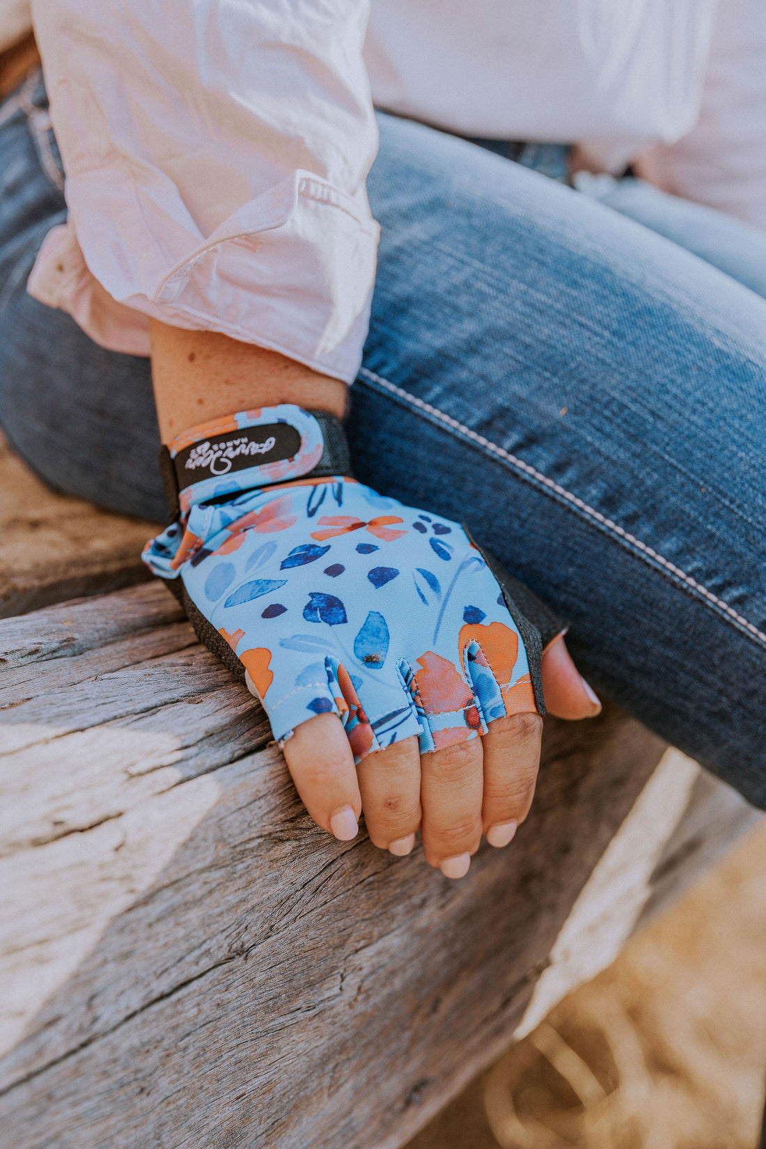 FarmHER Hands | 'Spring Blossom' | UPF50+ Gloves