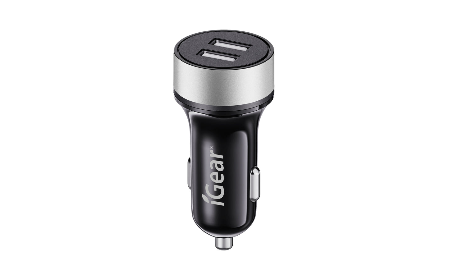 iGear | CHARGER AUTO 2.4AMP DUAL USB - BLACK