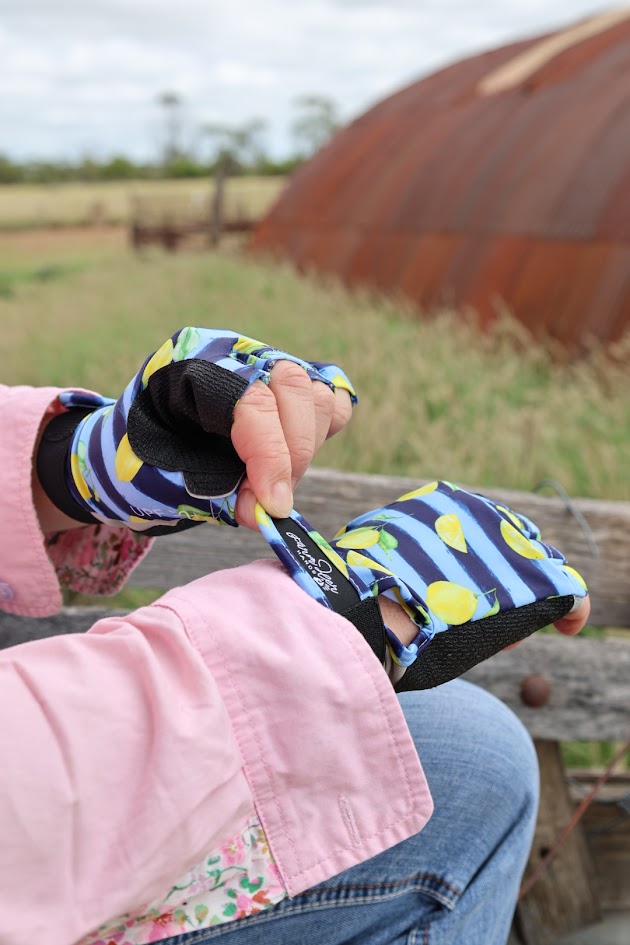 FarmHER Hands | 'Little Lemon' | UPF50+ Gloves