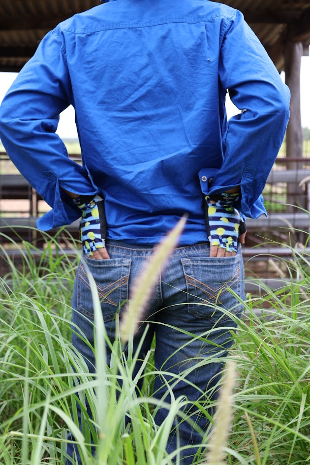 FarmHER Hands | 'Little Lemon' | UPF50+ Gloves