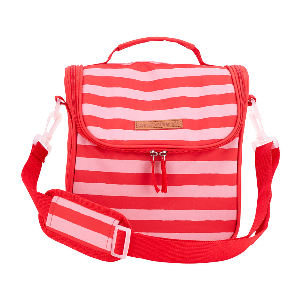 Picnic Lunch Bag - Red Stripe