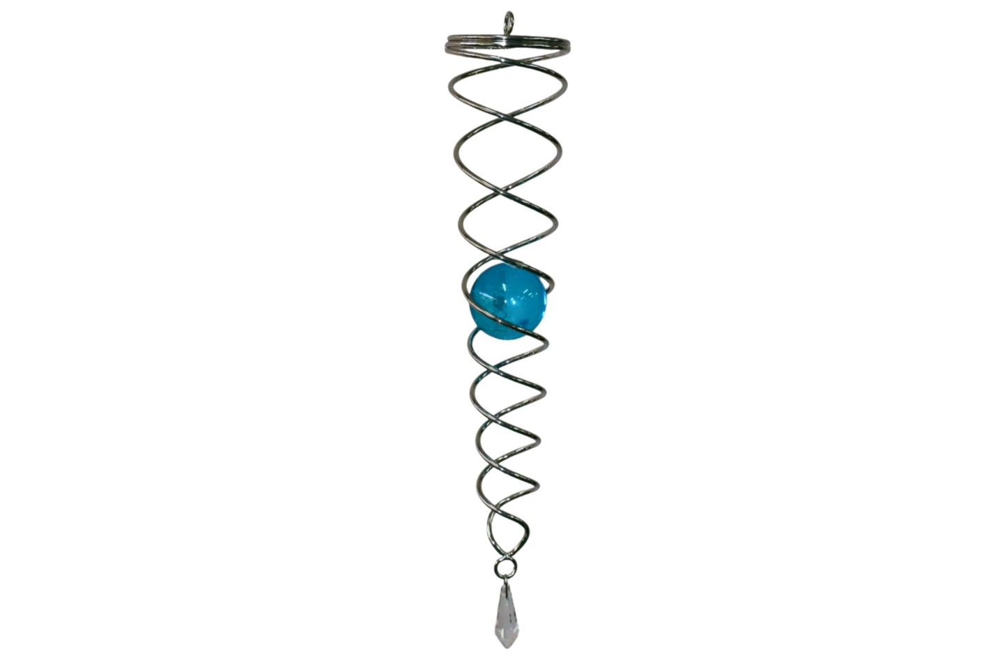 Wind Spinner Crystal Vortex Aqua 30.5cm
