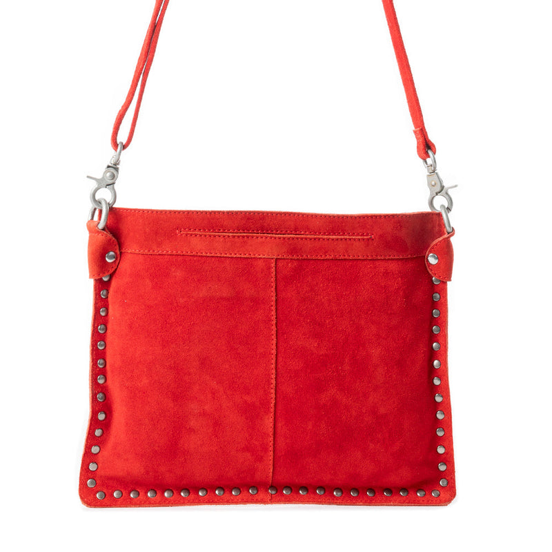 Texas Rose Western Embroidered Leather Bag