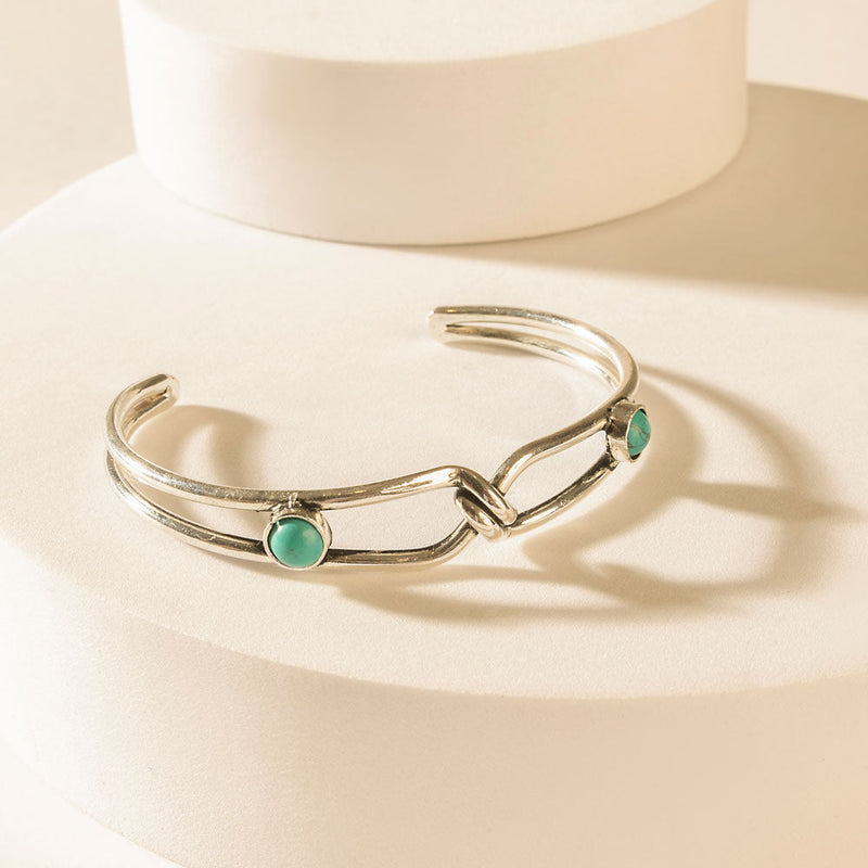 Rider’s Promise Cuff in Wild Silver