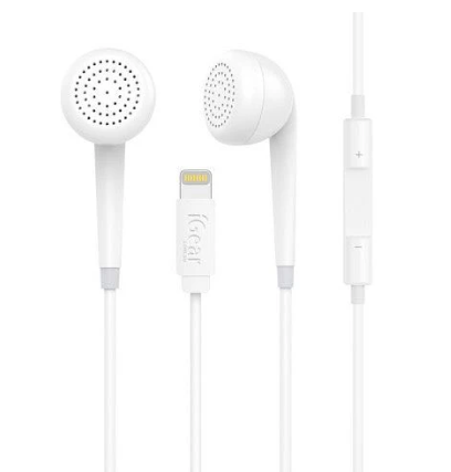 iGear | EARPHONE BLUETOOTH IPHONE LIGHTING PLUG WITH MIC & VOL CONTROL - BLACK